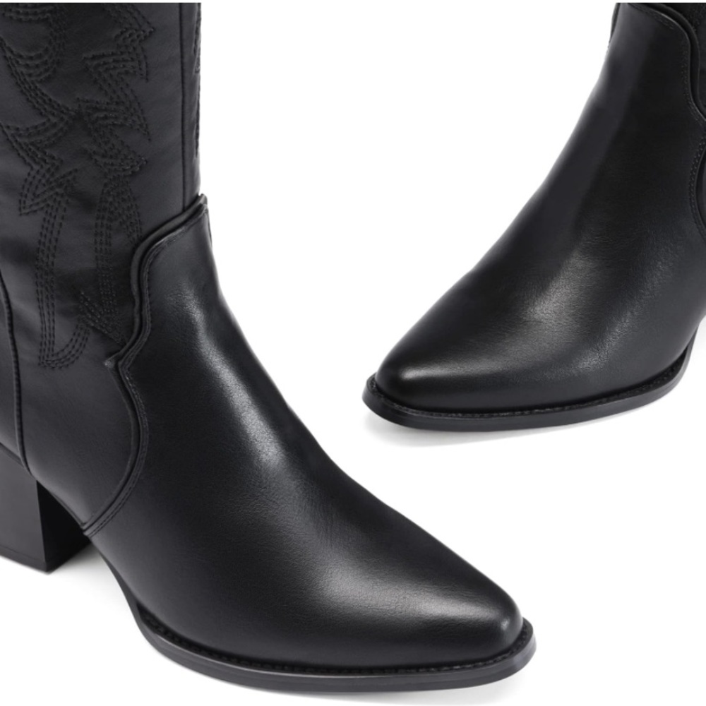 DREAM PAIRS Womens Cowboy Boots. - Picture 4 of 7